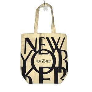 The New Yorker Classic Canvas Tote Bag 100% Cotton Signature Logo